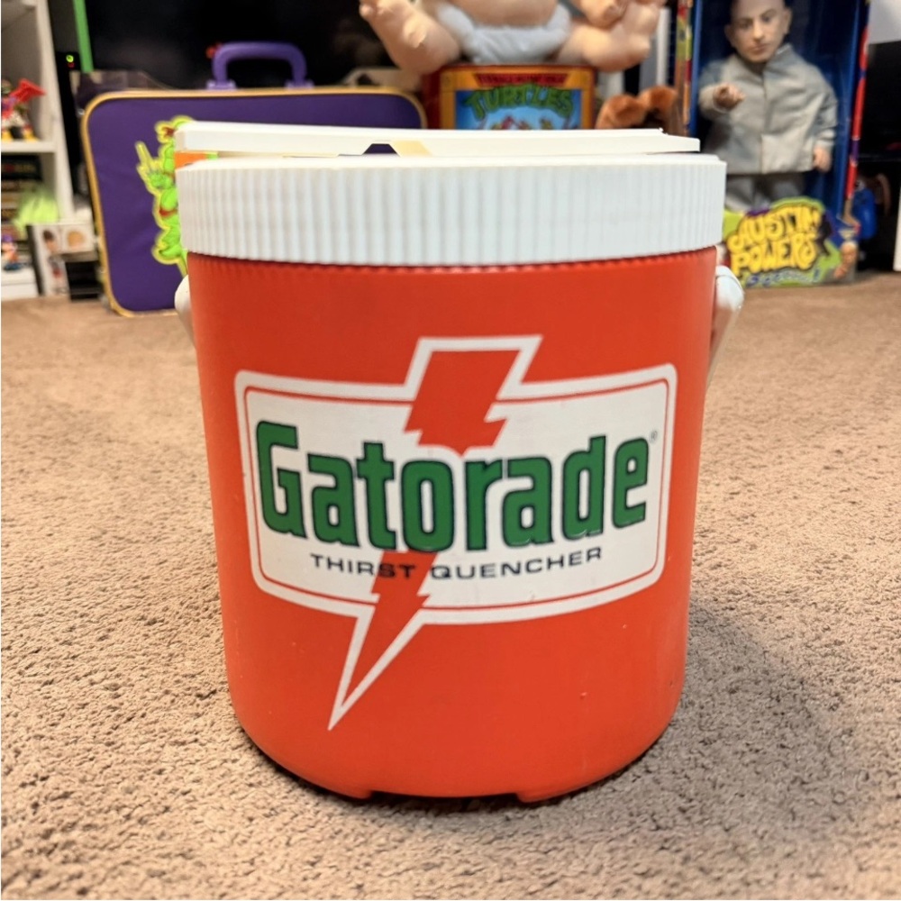 Rare! Vintage Hamilton Skotch Gatorade Cooler With A Vintage Gatorade Bottle - Picture 2 of 14